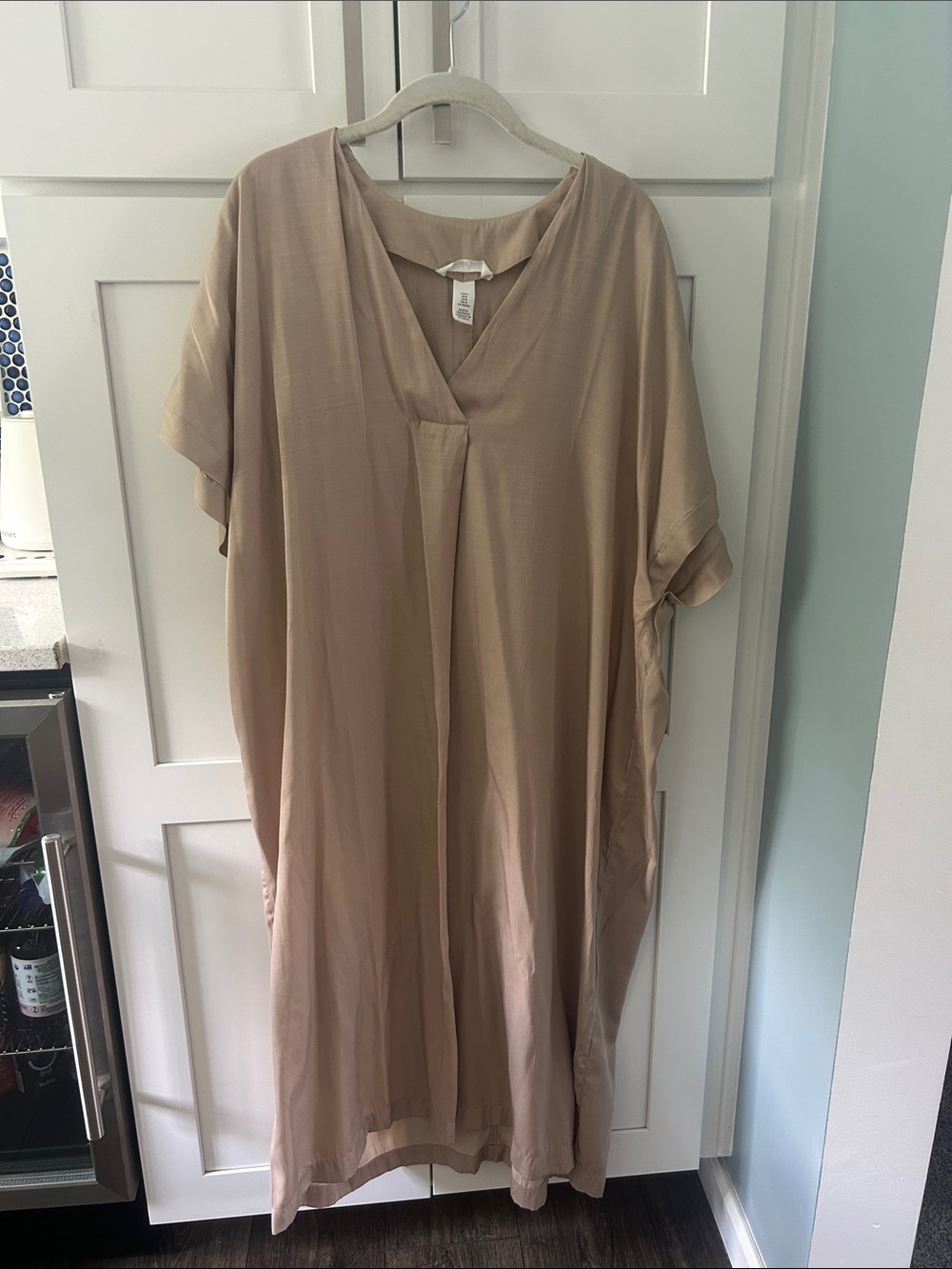 H&M Beige Maxi caftan Dress